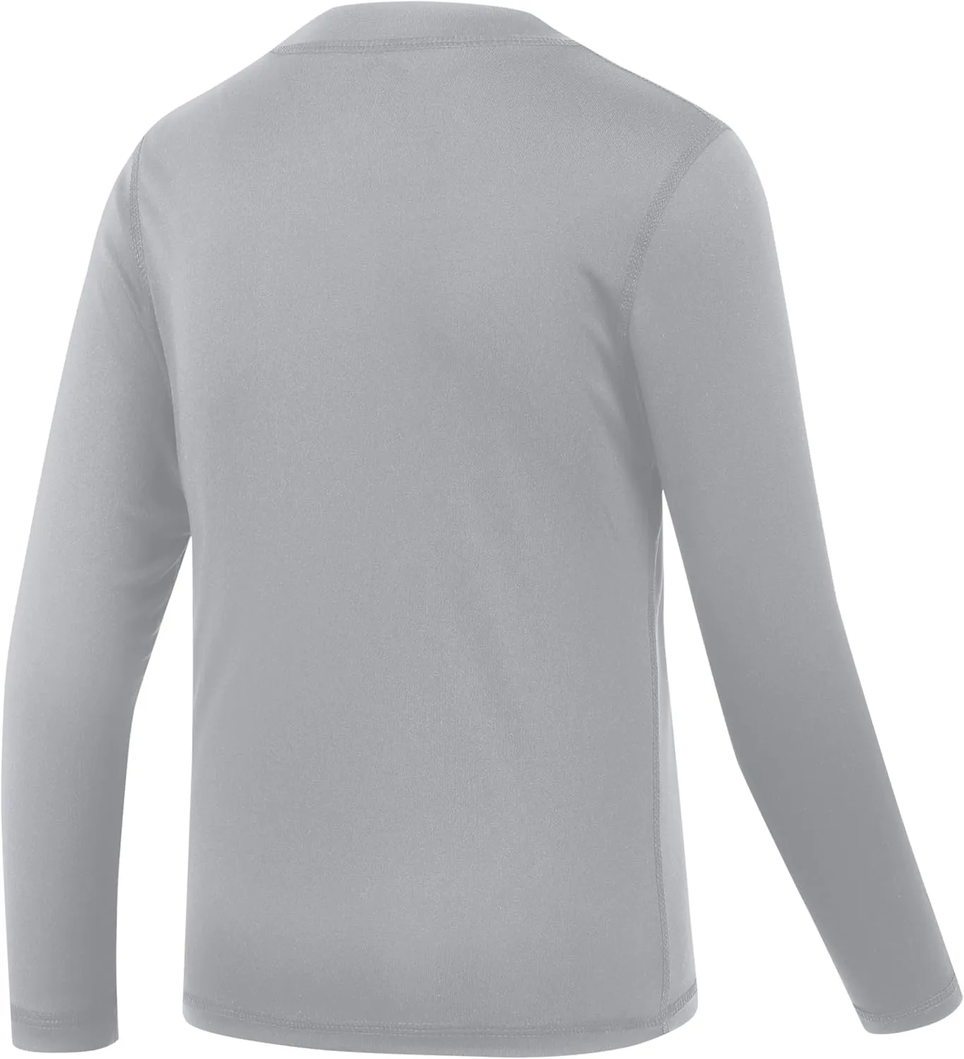 5T to Youth UPF 50  Long Sleeve Rash Guard - Boys and Girls UV Protection Moisture Wicking Athletic T-Shirt