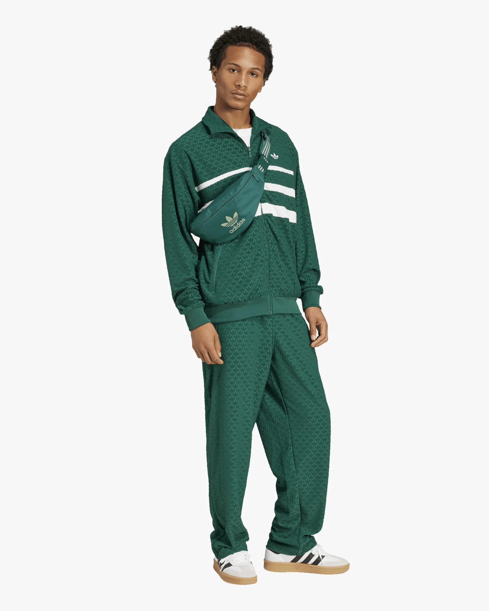 Adidas Monogram Track Top - Collegiate Green