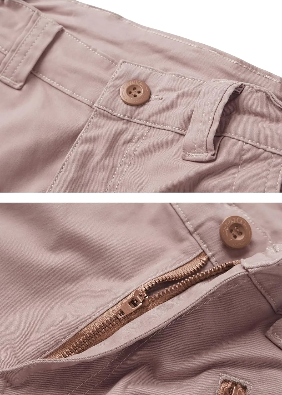 AKARMY Women's Cotton Casual Work Pants Camouflage Cargo Pants Parachute Pants for Women with Pockets