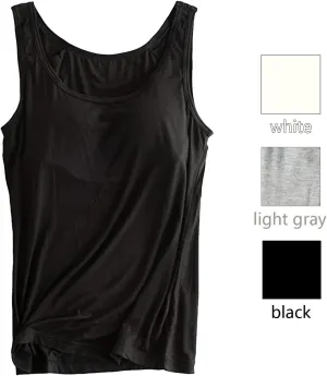 AliChan Womens 3*Tank Tops(XL, Black/White/Light Gray), and Blazer(XL, Dark Navy)