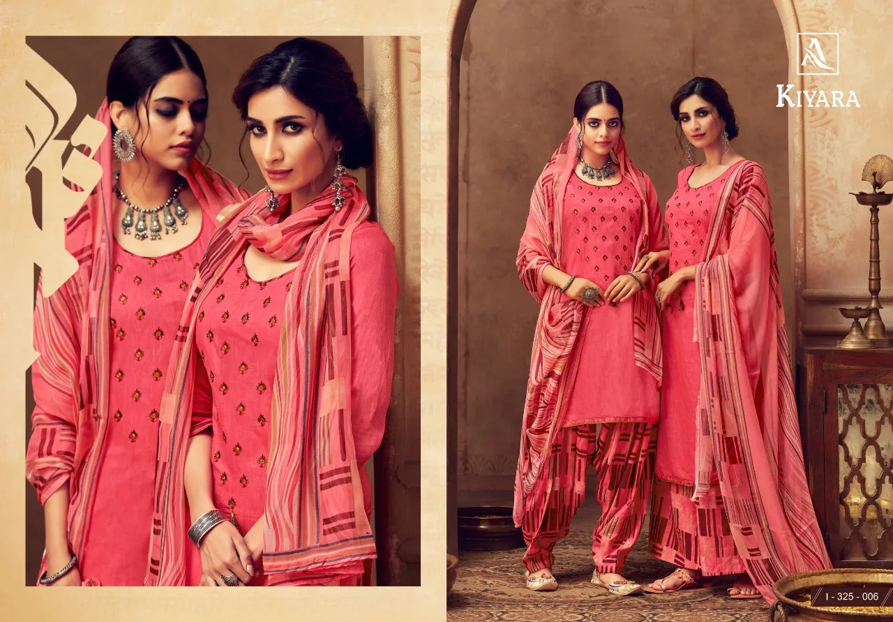 Alok Suits Kiyara Patiyala Punjabi Salwar Suit Attractive Dress Material