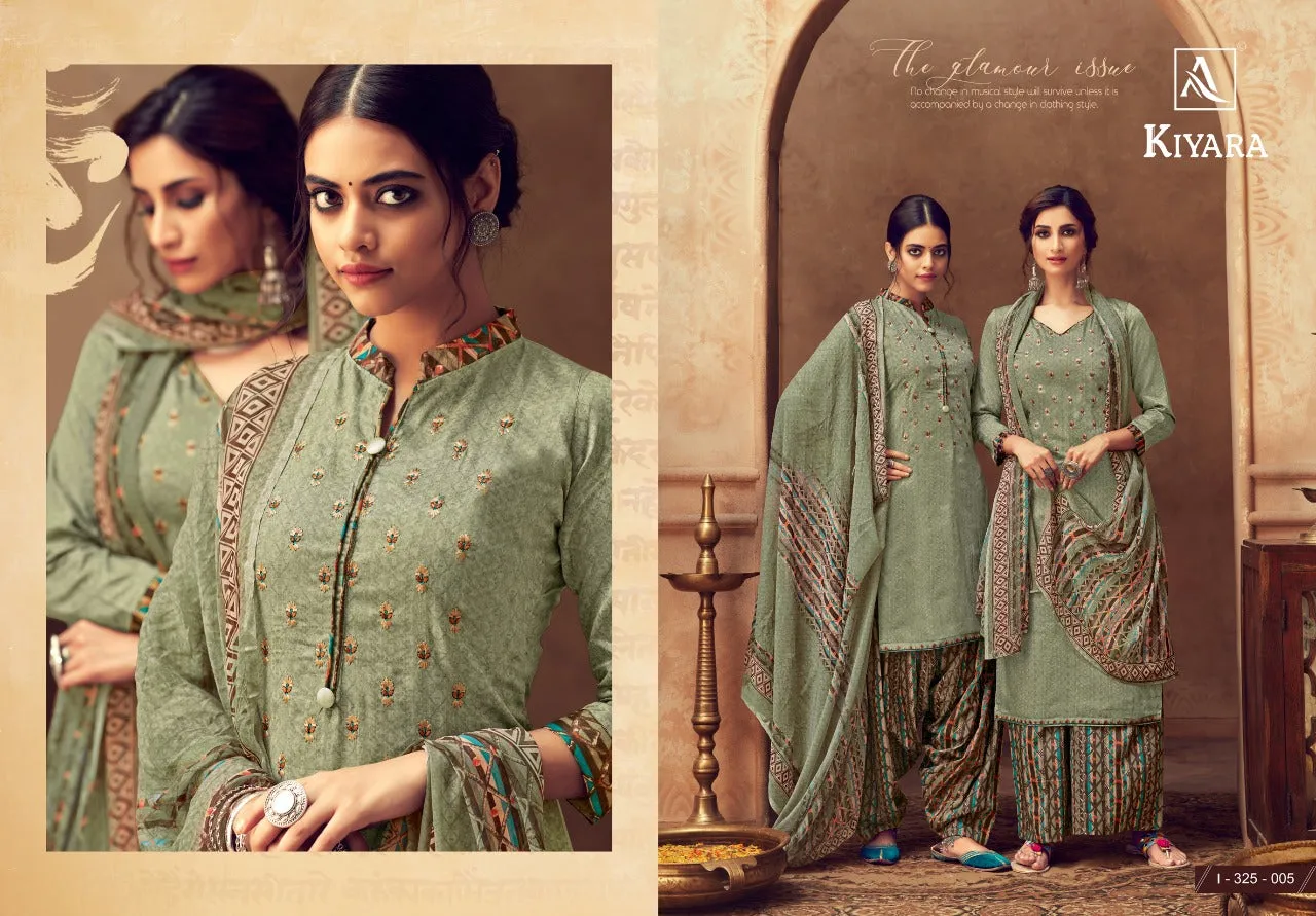 Alok Suits Kiyara Patiyala Punjabi Salwar Suit Attractive Dress Material
