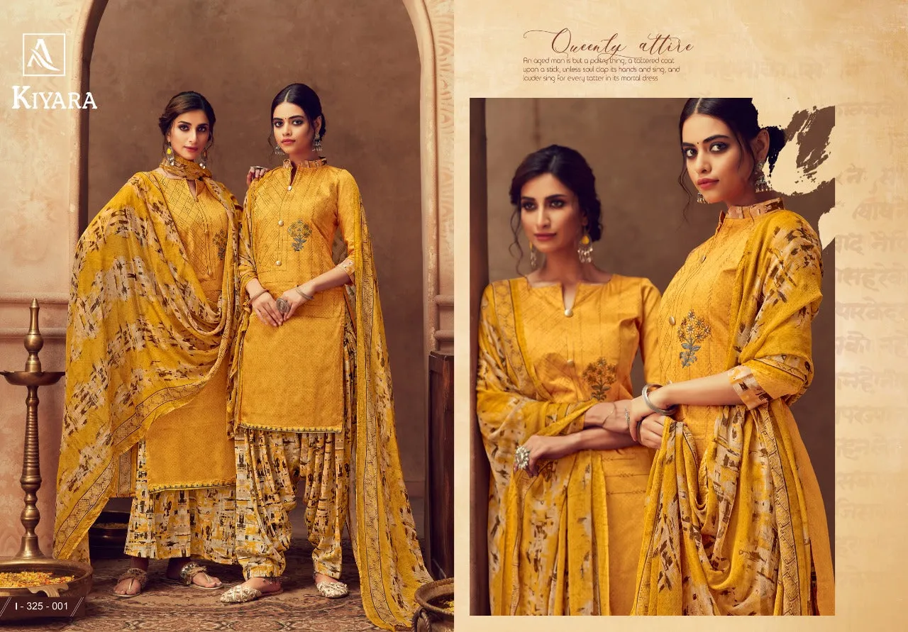 Alok Suits Kiyara Patiyala Punjabi Salwar Suit Attractive Dress Material