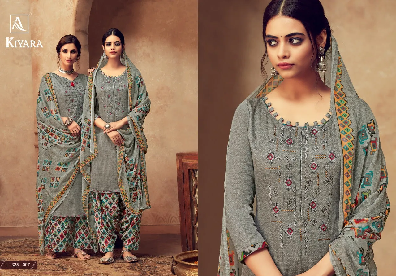 Alok Suits Kiyara Patiyala Punjabi Salwar Suit Attractive Dress Material