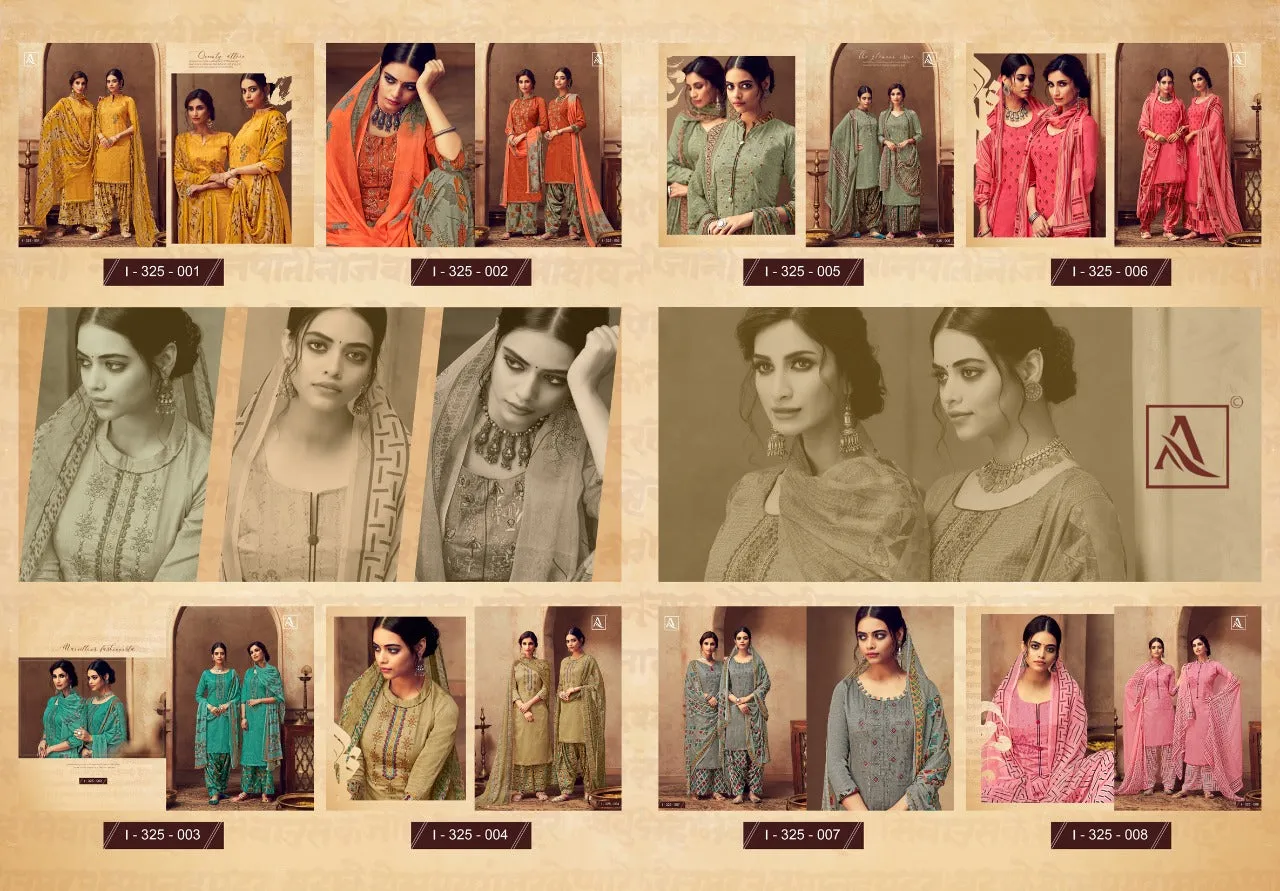 Alok Suits Kiyara Patiyala Punjabi Salwar Suit Attractive Dress Material