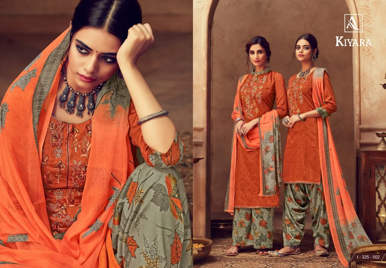 Alok Suits Kiyara Patiyala Punjabi Salwar Suit Attractive Dress Material