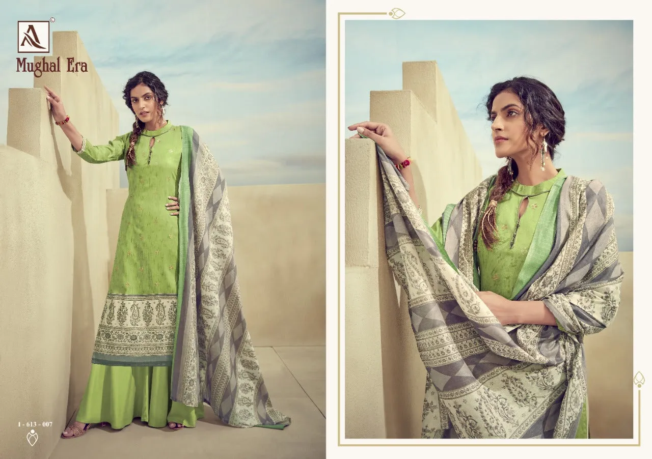 Alok Suits MughaL Era Zam Cotton Fabric Casual Designer Salwar Suits