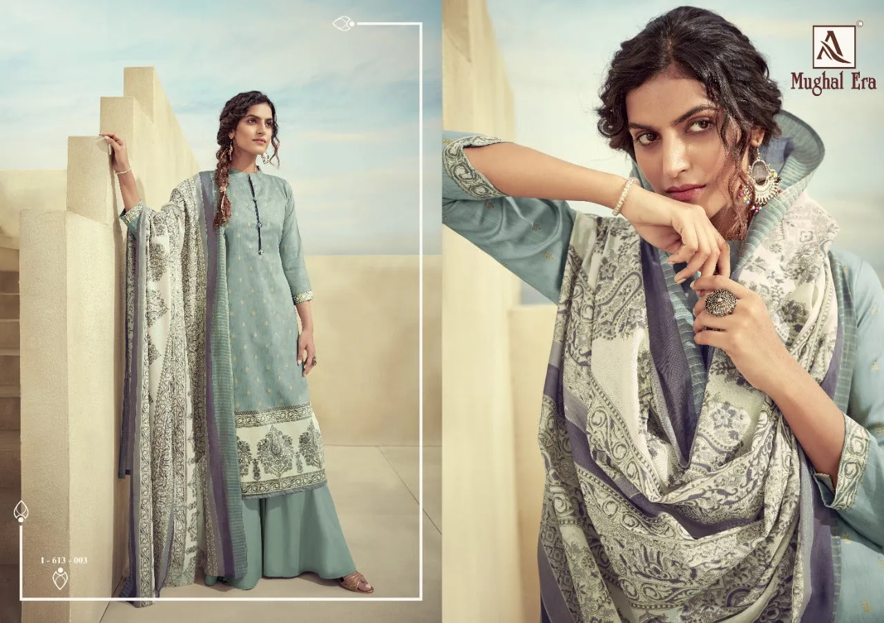 Alok Suits MughaL Era Zam Cotton Fabric Casual Designer Salwar Suits