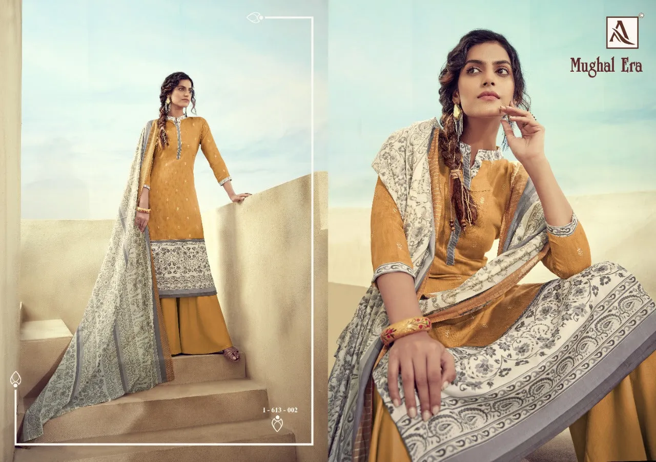Alok Suits MughaL Era Zam Cotton Fabric Casual Designer Salwar Suits