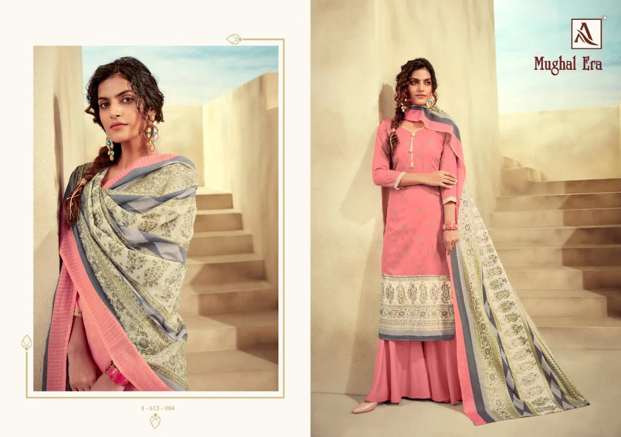 Alok Suits MughaL Era Zam Cotton Fabric Casual Designer Salwar Suits