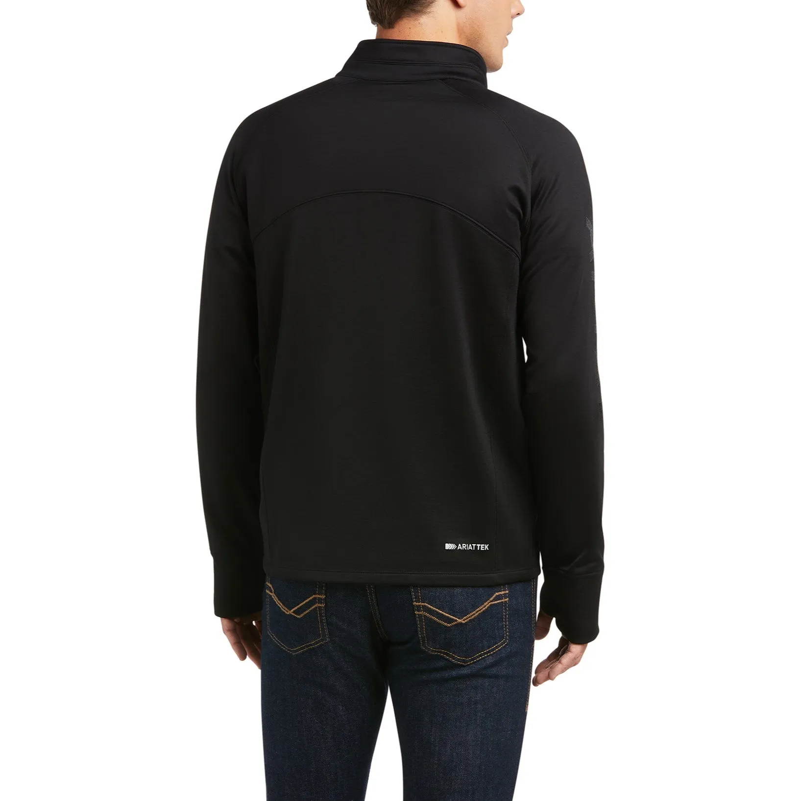 Ariat Men's TEK Team 1/2 Zip Black Sweatshirt 10037465