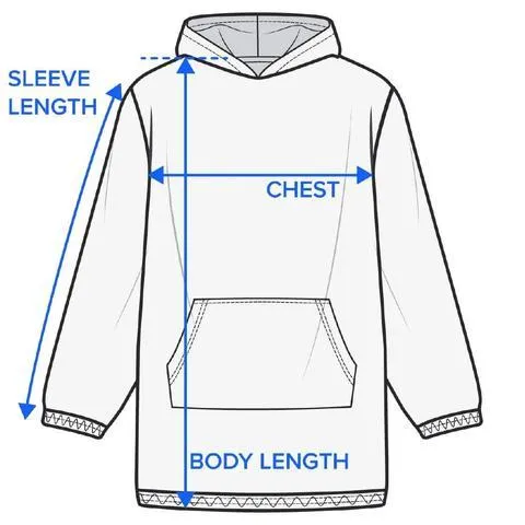 Beach Sunset Wearable Blanket Hoodie