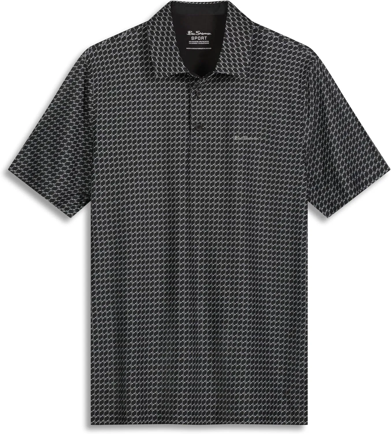 Ben Sherman Men's Performance Stetch Golf Shirts Extra Soft Fabric, Moisture-Wicking, Odor Resistant