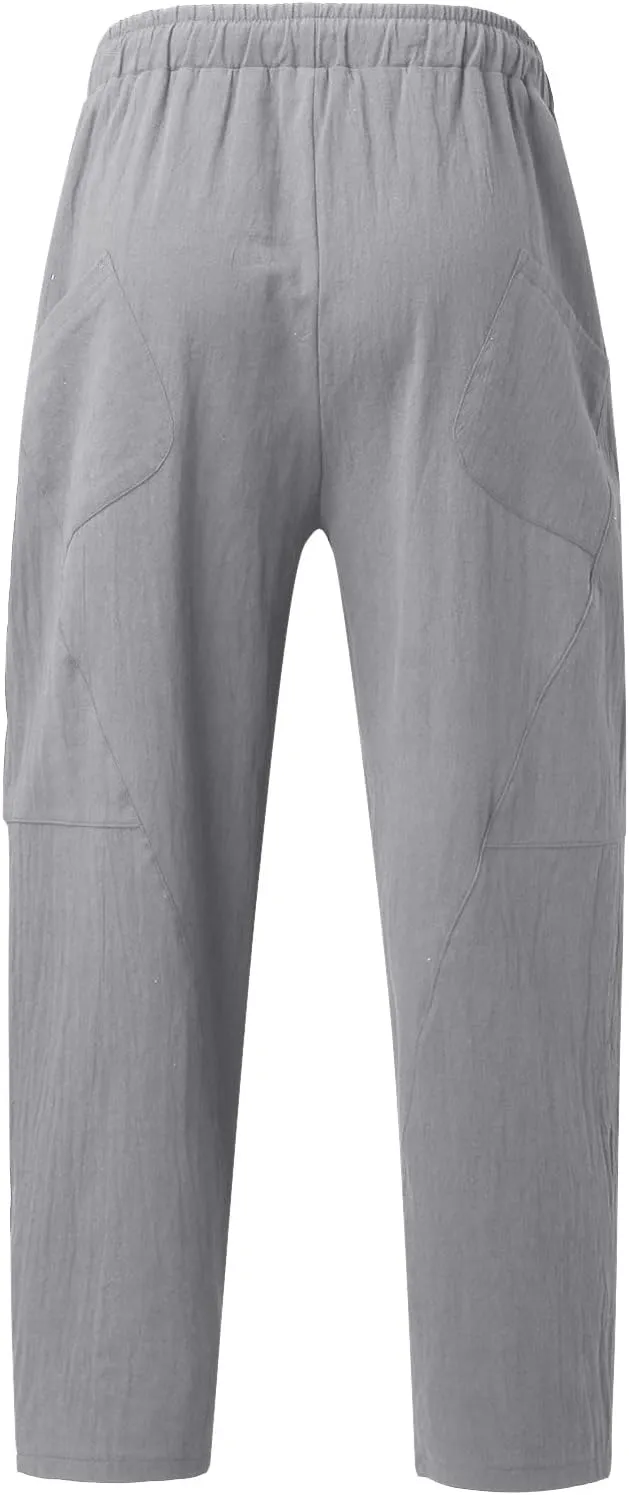 Big and Tall Sweatpants for Men Casual Fashion Tracksuit Jogging Bottoms Pockets Mens Loose Fit Jogging Joggers Gym