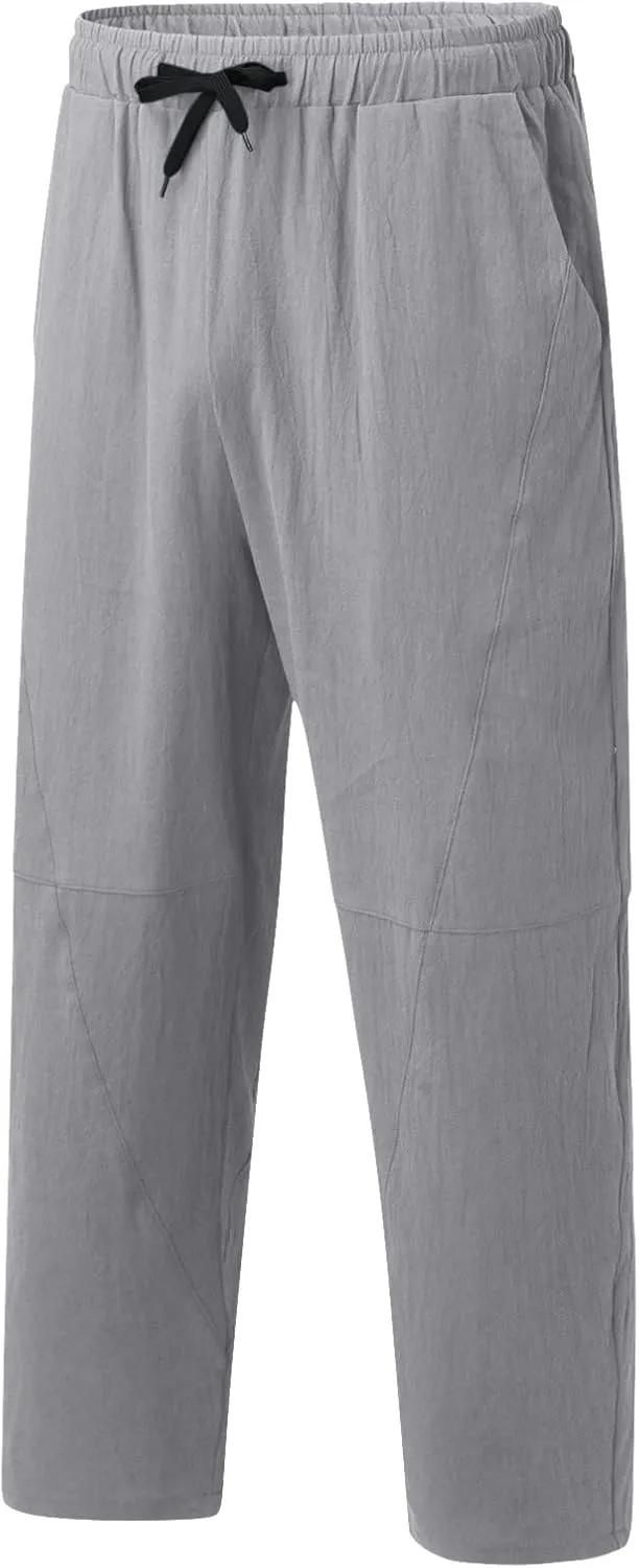 Big and Tall Sweatpants for Men Casual Fashion Tracksuit Jogging Bottoms Pockets Mens Loose Fit Jogging Joggers Gym