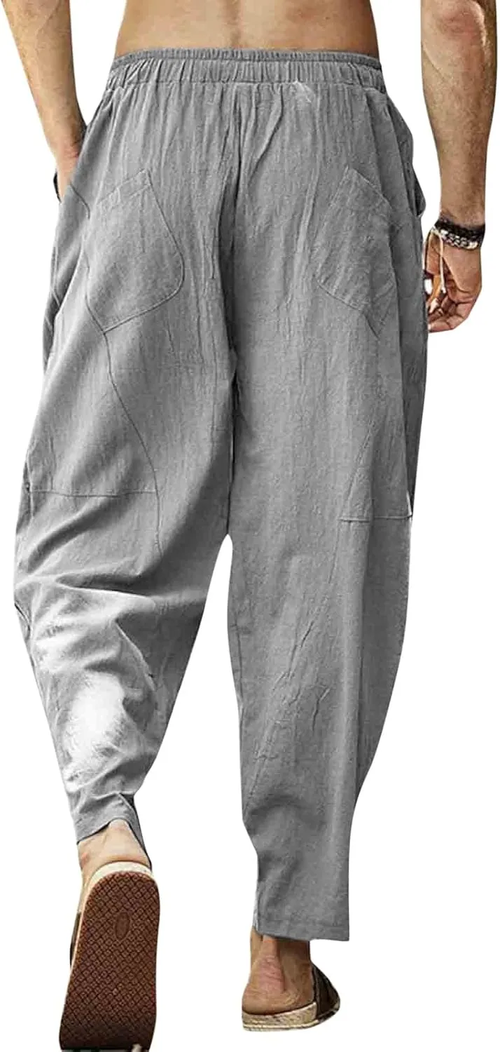 Big and Tall Sweatpants for Men Casual Fashion Tracksuit Jogging Bottoms Pockets Mens Loose Fit Jogging Joggers Gym