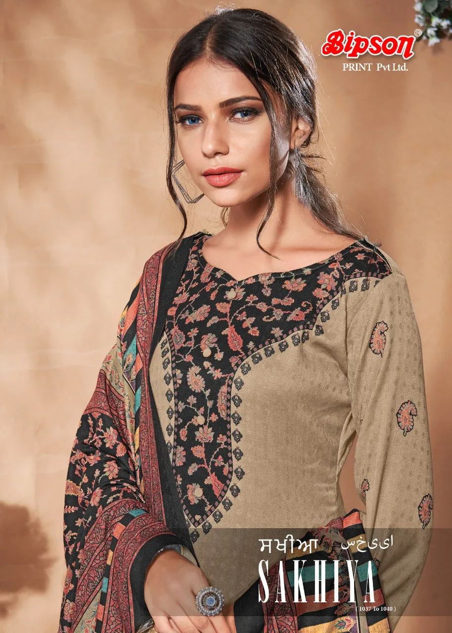 Bipson Presents Sakhiya Pashmina Printed Fancy Designer Salwar Kameez