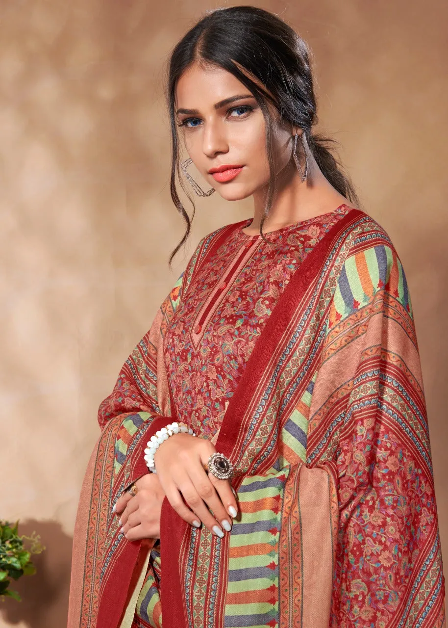 Bipson Presents Sakhiya Pashmina Printed Fancy Designer Salwar Kameez