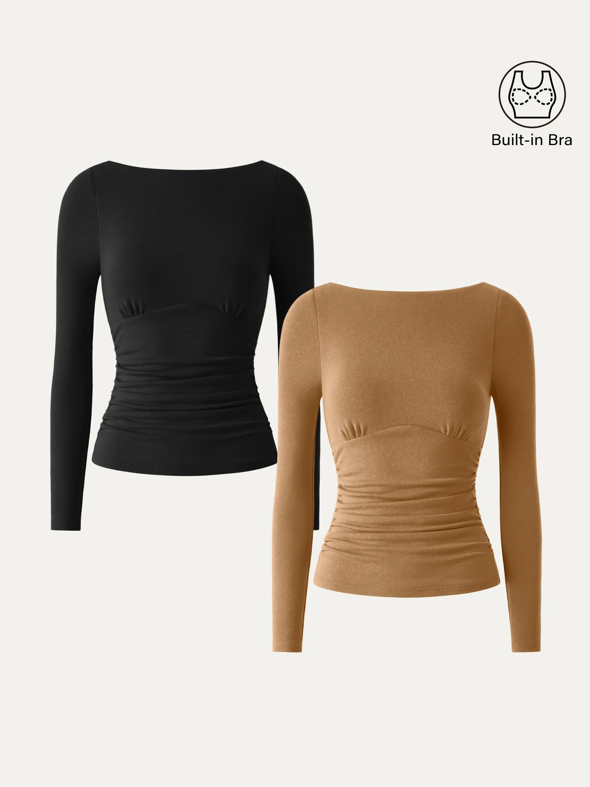Boatneck Slim Brami Top