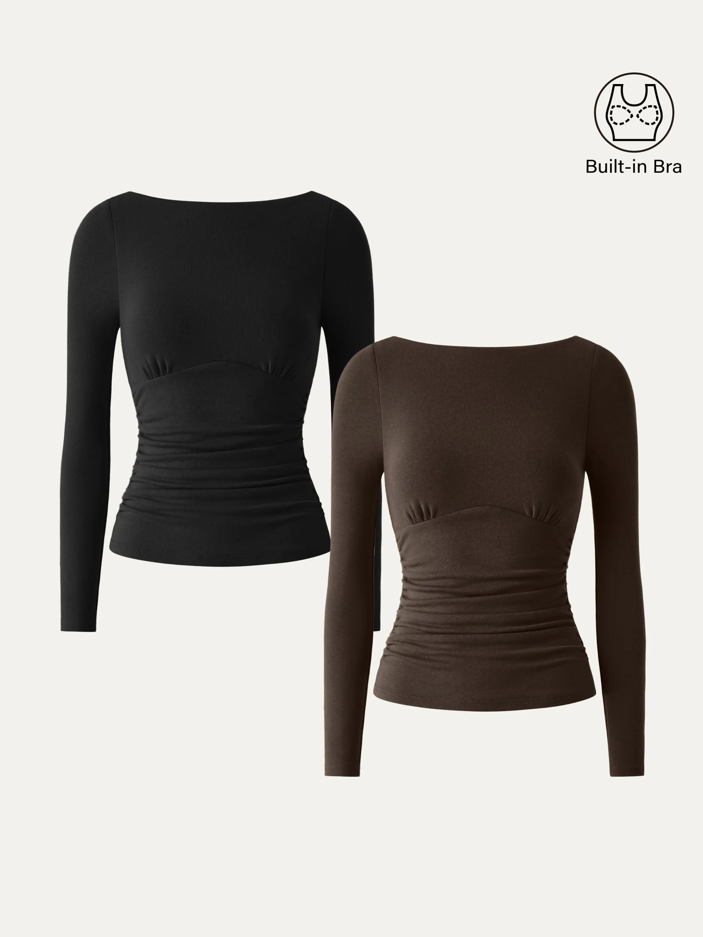 Boatneck Slim Brami Top