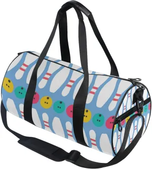 Bowling Sports Gym Duffle Bag for Women Men Sports Fitness Bags Workout Travel Gymnastics Dance Ballet