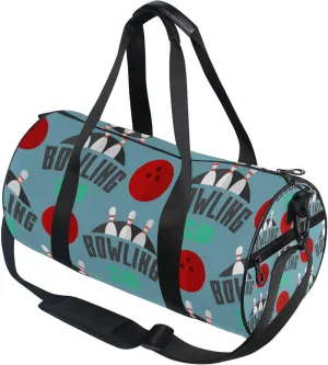 Bowling Sports Gym Duffle Bags for Women Men Sports Fitness Bag Workout Travel Gymnastics Dance