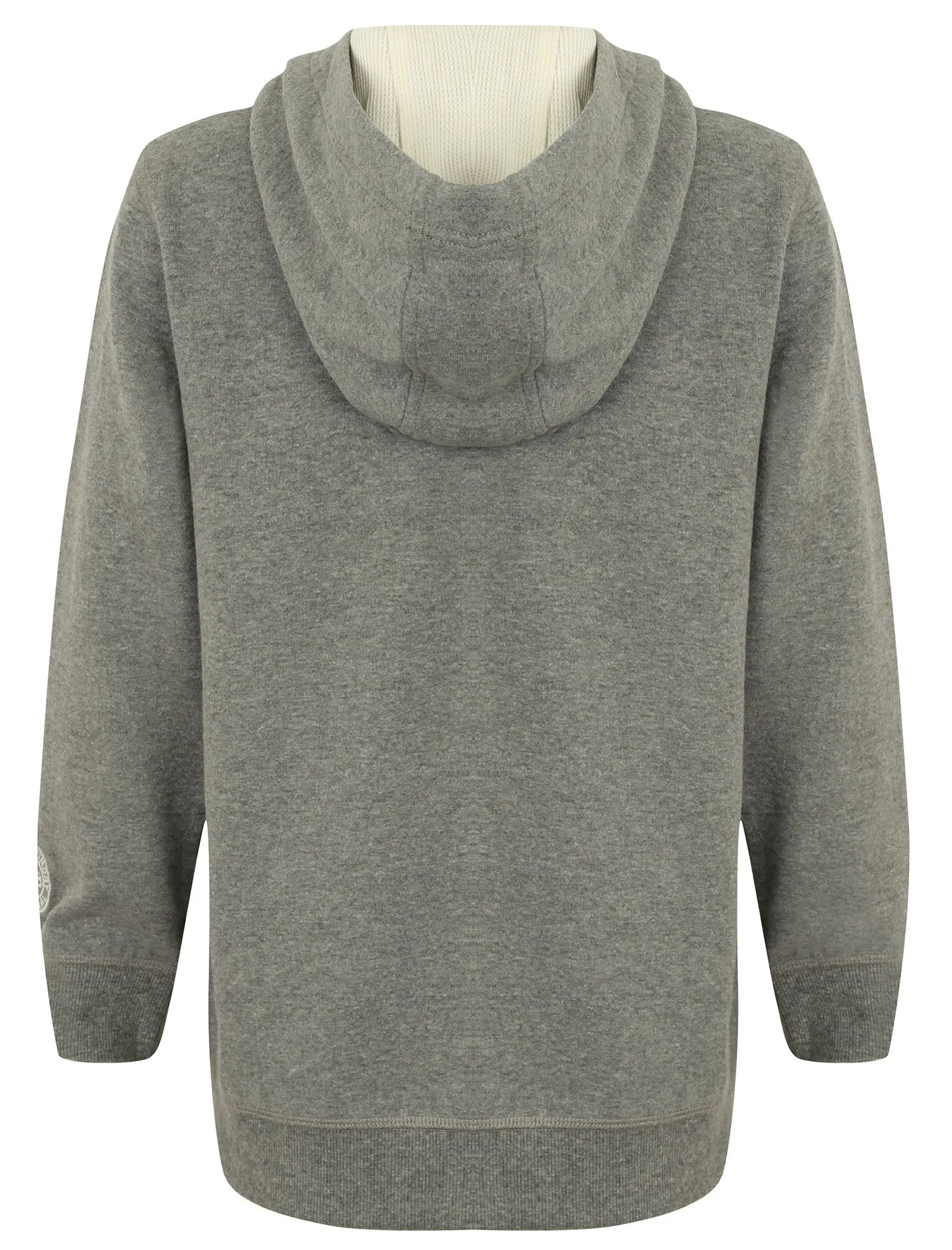Boys K-Baracoa Point Zip Through Hoodie in Mid Grey Marl - Tokyo Laundry Kids