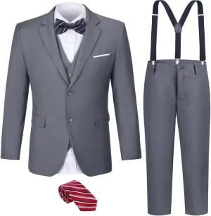 Boys Suits Toddler Formal Suit Set Kids Ring Bearer Outfit for Teen Boys Wedding Tuxedo Communion Dress Clothes