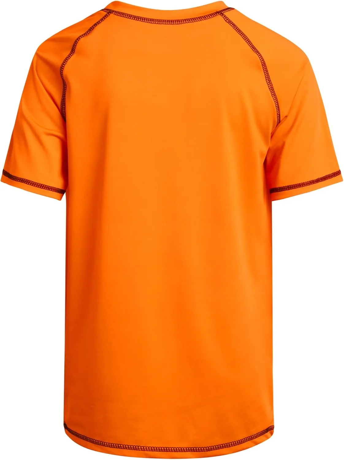 Boys Swim Shirt - Quick Dry Sun Protection Short Sleeve Rash Guard for Boys Surf Youth Kids Swimwear (Sizes: 5-18)