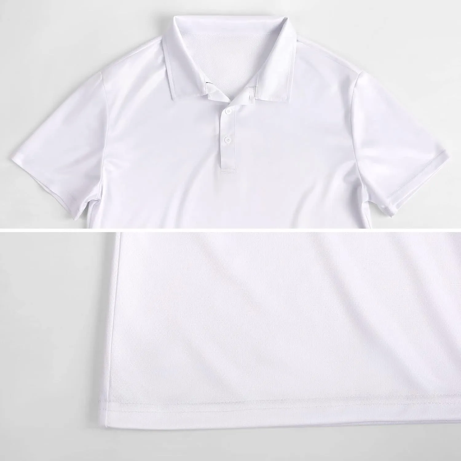 Colorful Pickles Ball Mens Polo Shirts Quick Dry Short Sleeve Golf Slim Fit T Shirt