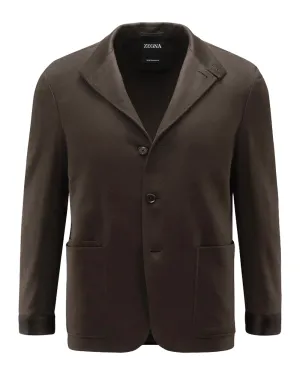 Dark Brown Cashmere Jacket