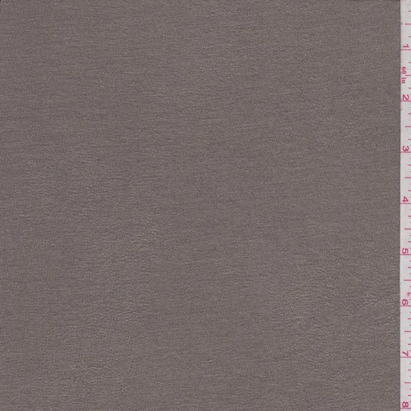 Dark Taupe Rayon Jersey Knit Fabric