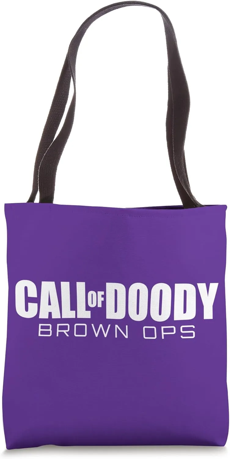 Doody Calls Funny Brown Ops Gamer Tote Bag