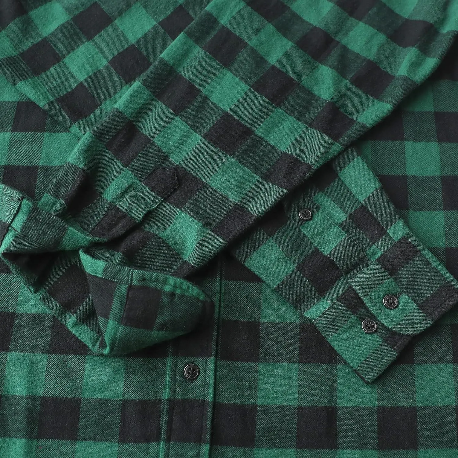 Dubinik Flannel Shirt for Men Casual Button Down Work Soft All Cotton Lightweight Flannel Mens Plaid Shirts Long Sleeve