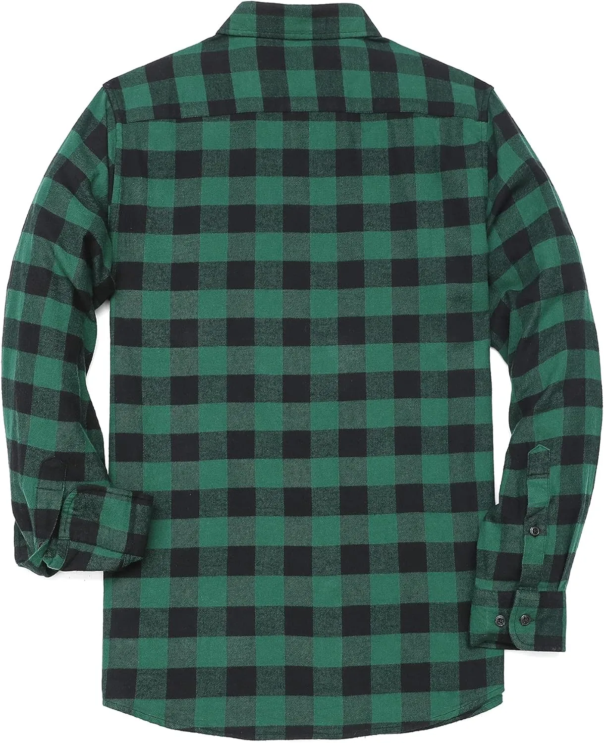 Dubinik Flannel Shirt for Men Casual Button Down Work Soft All Cotton Lightweight Flannel Mens Plaid Shirts Long Sleeve