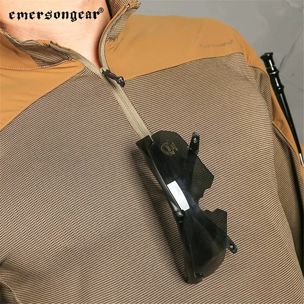 emersongear UMP Frogmen Tactical Airsoft Paintball Hiking Quick Dry Shirts for Men Long Sleeve Gym Training T-Shirt