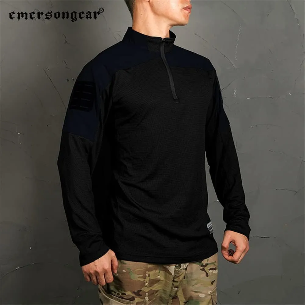 emersongear UMP Frogmen Tactical Airsoft Paintball Hiking Quick Dry Shirts for Men Long Sleeve Gym Training T-Shirt