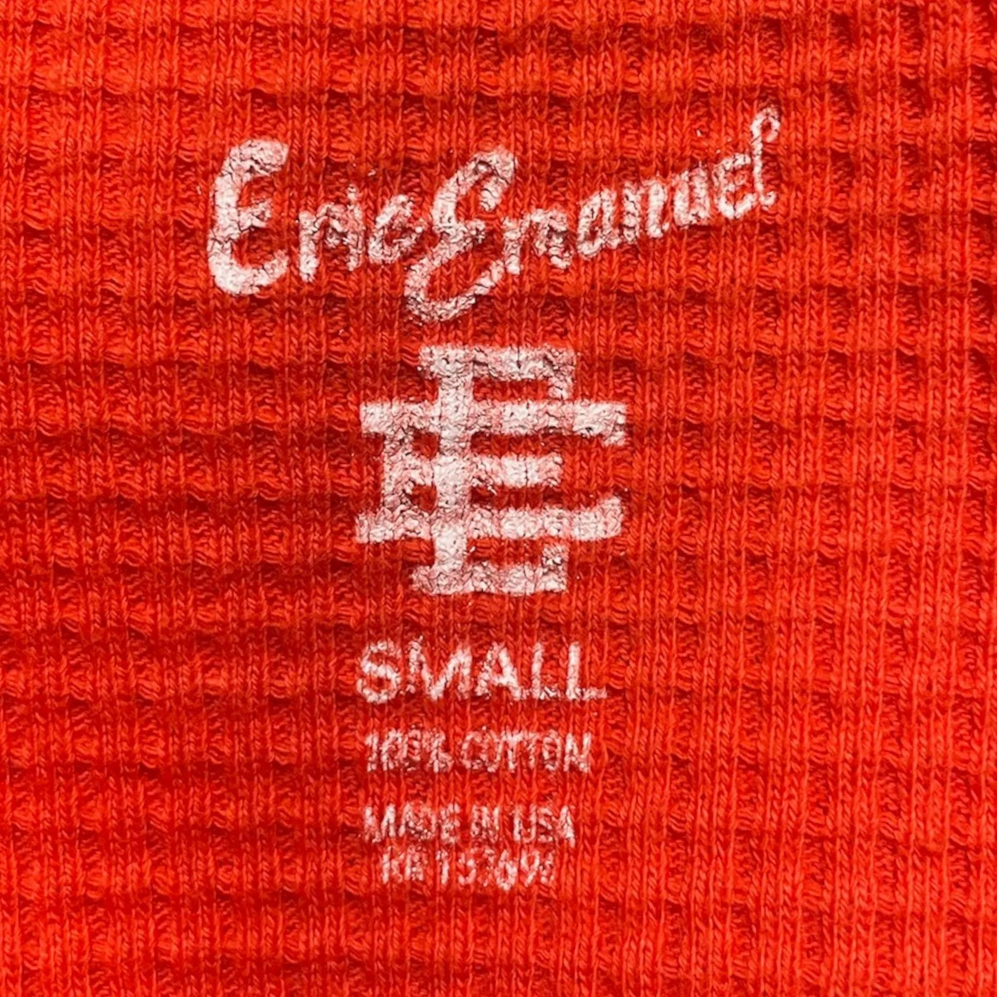 Eric Emanuel EE Thermal Long Sleeve Orange Navy Pre-Owned