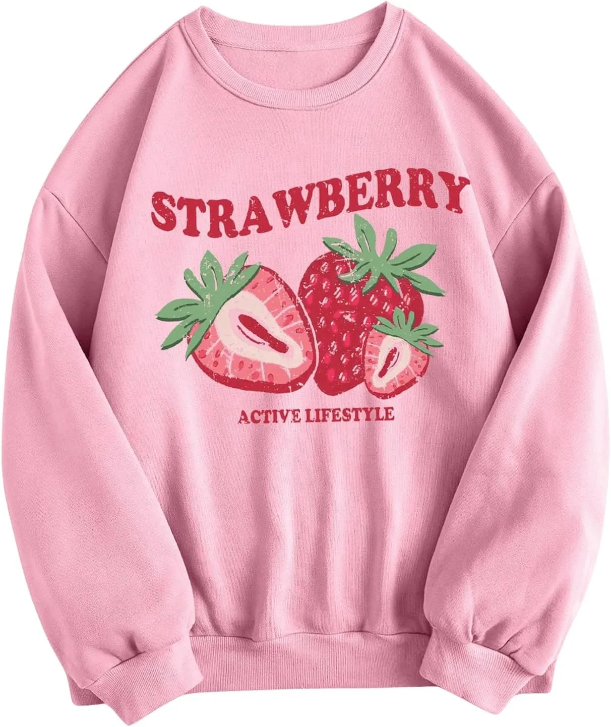 Floerns Women's Letter Graphic Print Long Sleeve Sweatshirt Pullover Tops