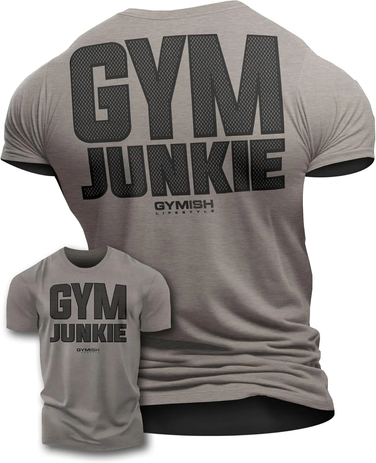 Gym Junkie Funny Saying T-Shirt for Men Fitness Inspiring Workout Shirts for Him
