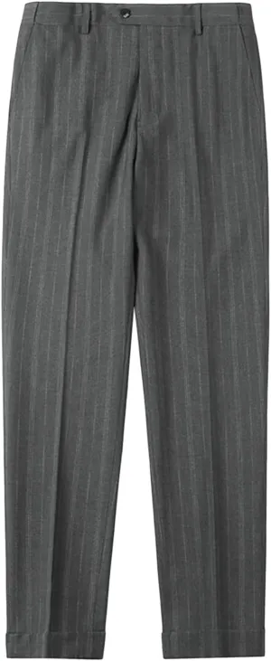 JEShifangjiusu Men's Classic Athletic Pants Slim Fit Business Dress Pants Chino Pant Flat Front Straight Fit Suit Pant (30,Black), Black, 30