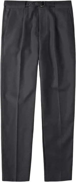 JEShifangjiusu Men's Dress Trousers Solid Color Flat Front Skinny Business Pants Slim Fit Chino Pencil Formal Pants (29,Black), Black, 29
