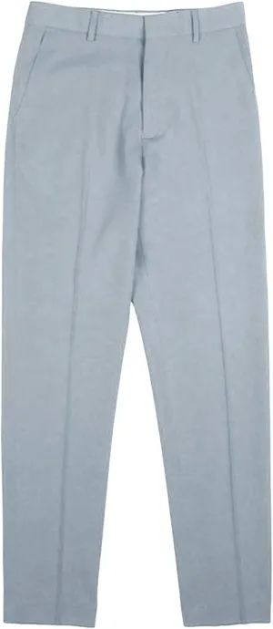 JEShifangjiusu Men's Flat Front Straight Fit Dress Pant Casual Skinny Stretch Chinos Pants Slim Fit Business Pant with Pocket (31,Grey), Grey, 31