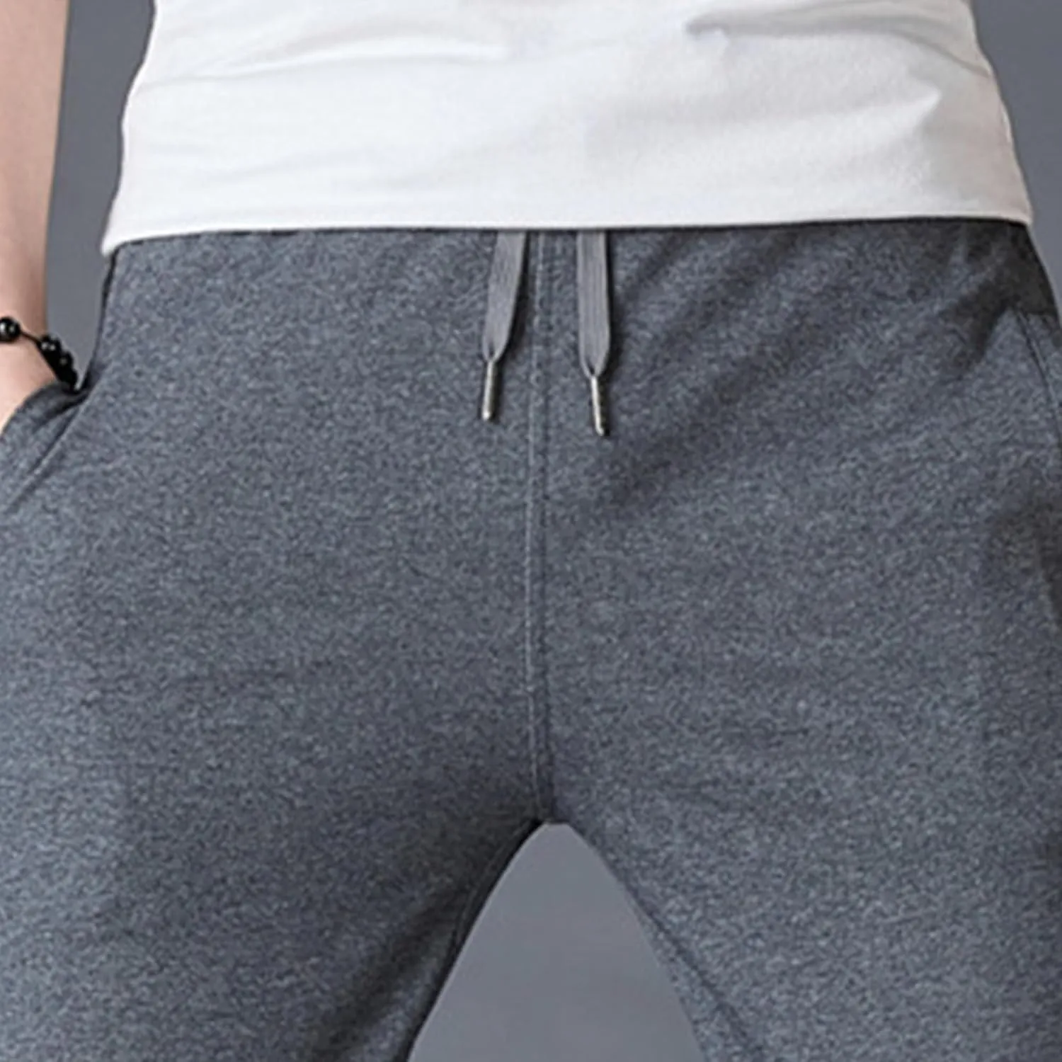 JEShifangjiusu Mens Pants Cargo Joggers Sweatpants Casual Drawstring Waist Beach Pant Slim Fit Chino Trousers With Pockets