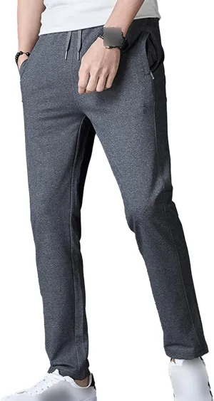 JEShifangjiusu Mens Pants Cargo Joggers Sweatpants Casual Drawstring Waist Beach Pant Slim Fit Chino Trousers With Pockets