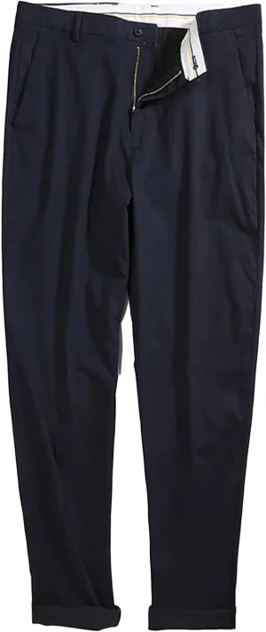 JEShifangjiusu Men's Straight Stretch Chino Pants Dress Pants Slim Fit Skinny Suit Pants Casual Lightweight Pants (38,Dark Blue), Dark Blue, 38