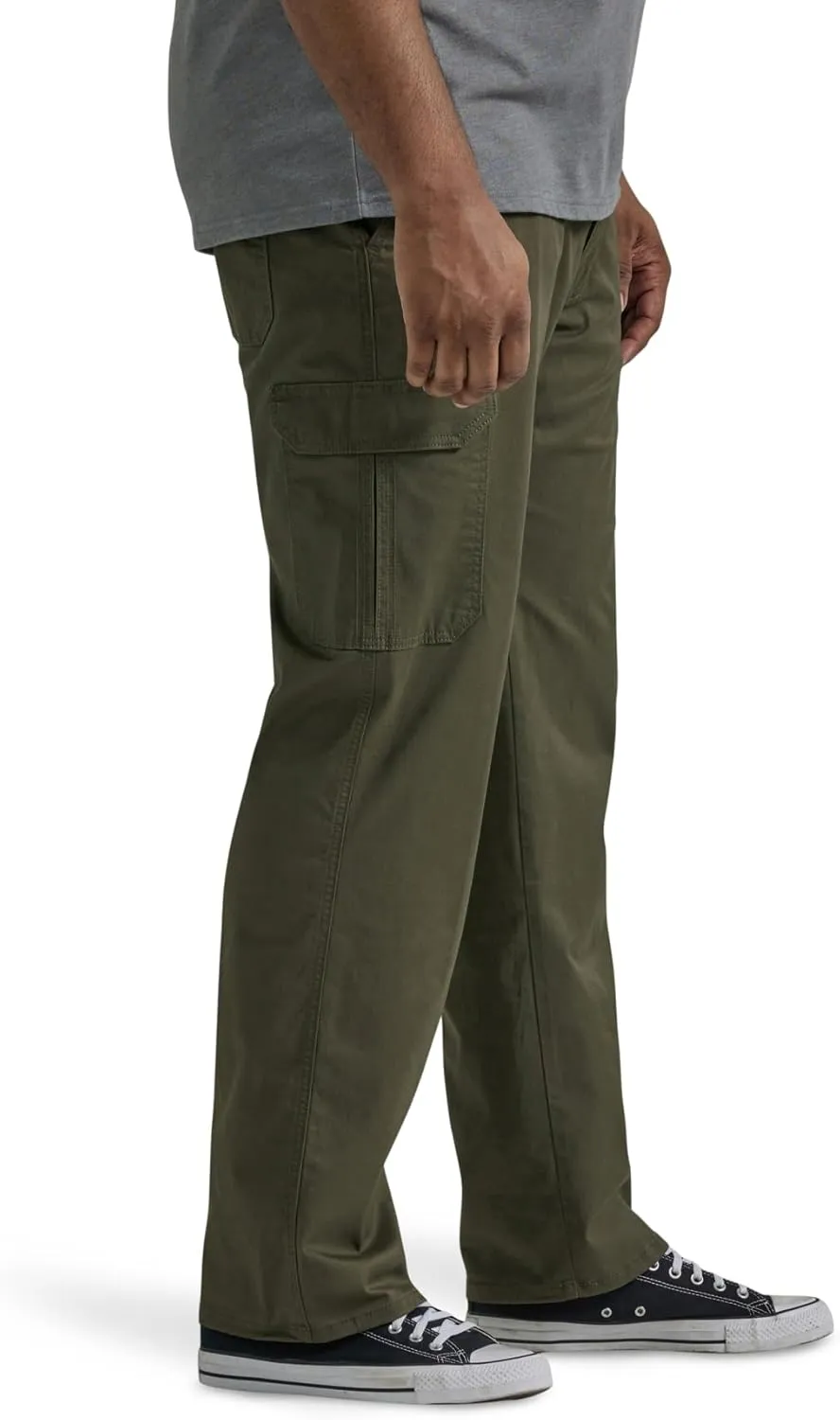 Lee Men's Big and Tall Extreme Motion Twill Cargo Pant