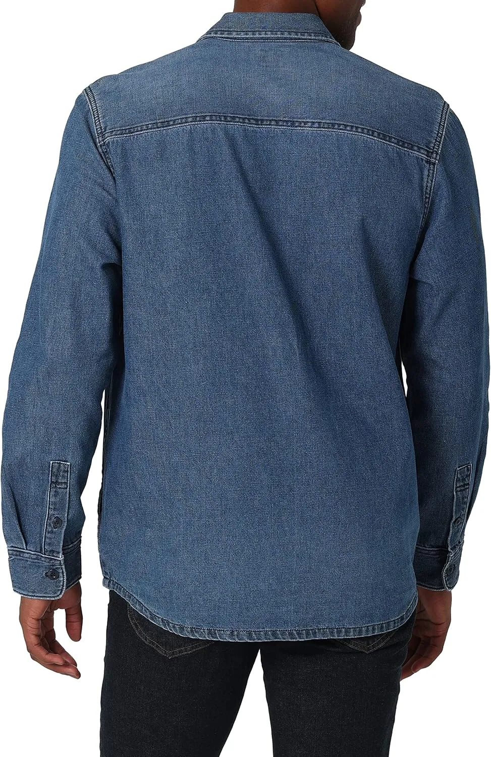 Lee Men's Workwear Loose Fit Long Sleeve Button Down Overshirt