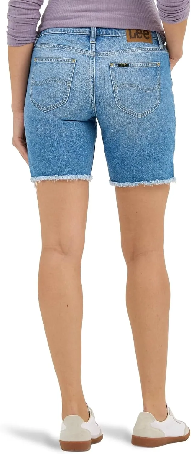 Lee Women's Legendary 7" Side Slit Denim Short