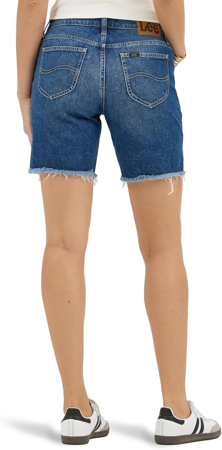 Lee Women's Legendary 7" Side Slit Denim Short
